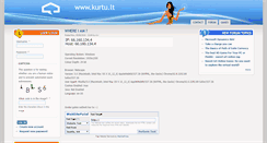 Desktop Screenshot of kurtu.lt